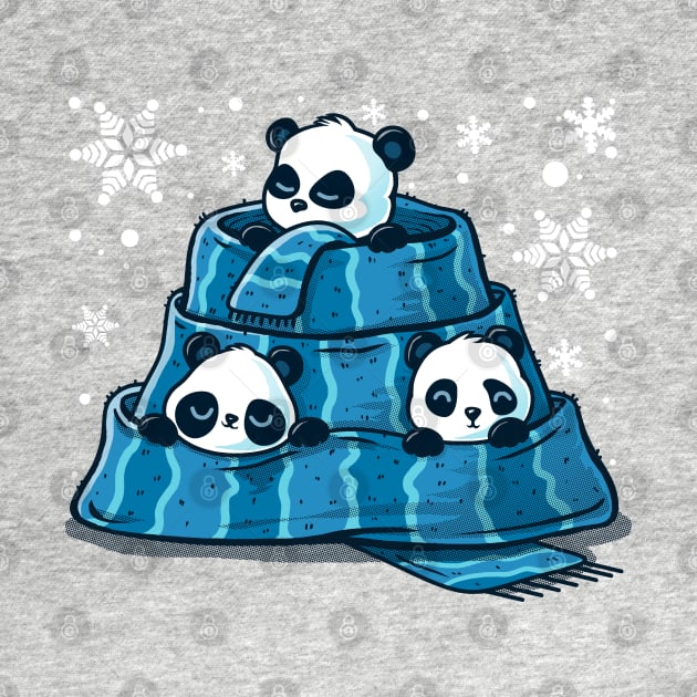 Winter Pandas - Hibernation mode ON by eriondesigns